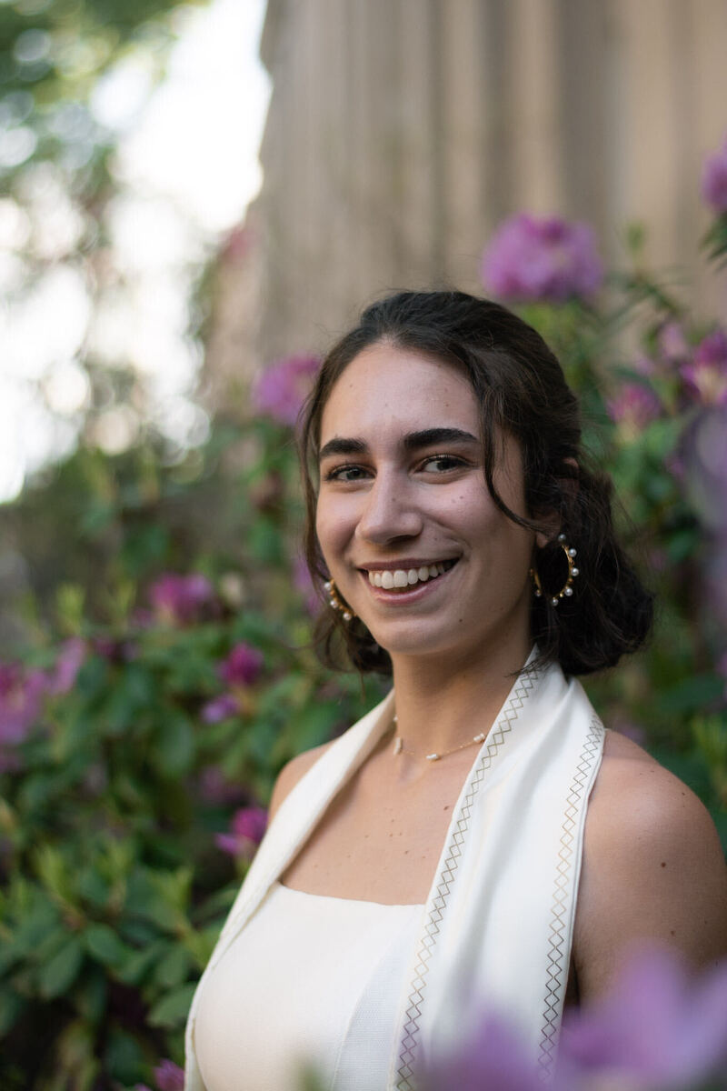 Al Maalouf at her graduation ceremony